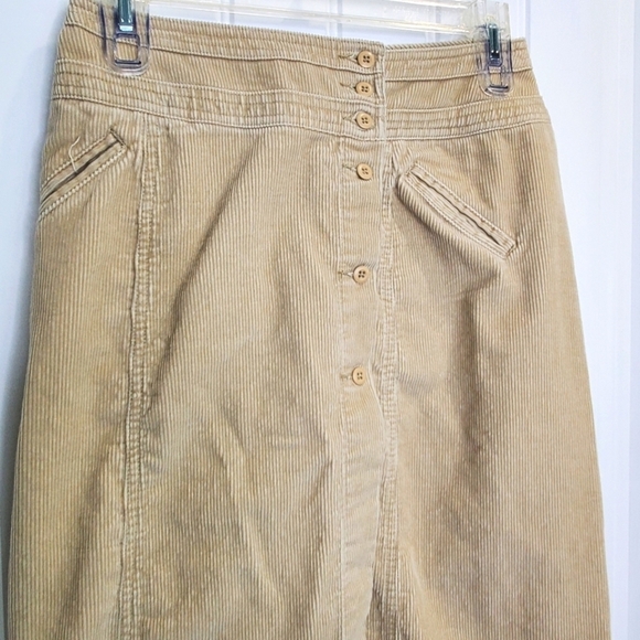 B Moss Button Down Corduroy Skirt Sz 2 - Picture 10 of 10